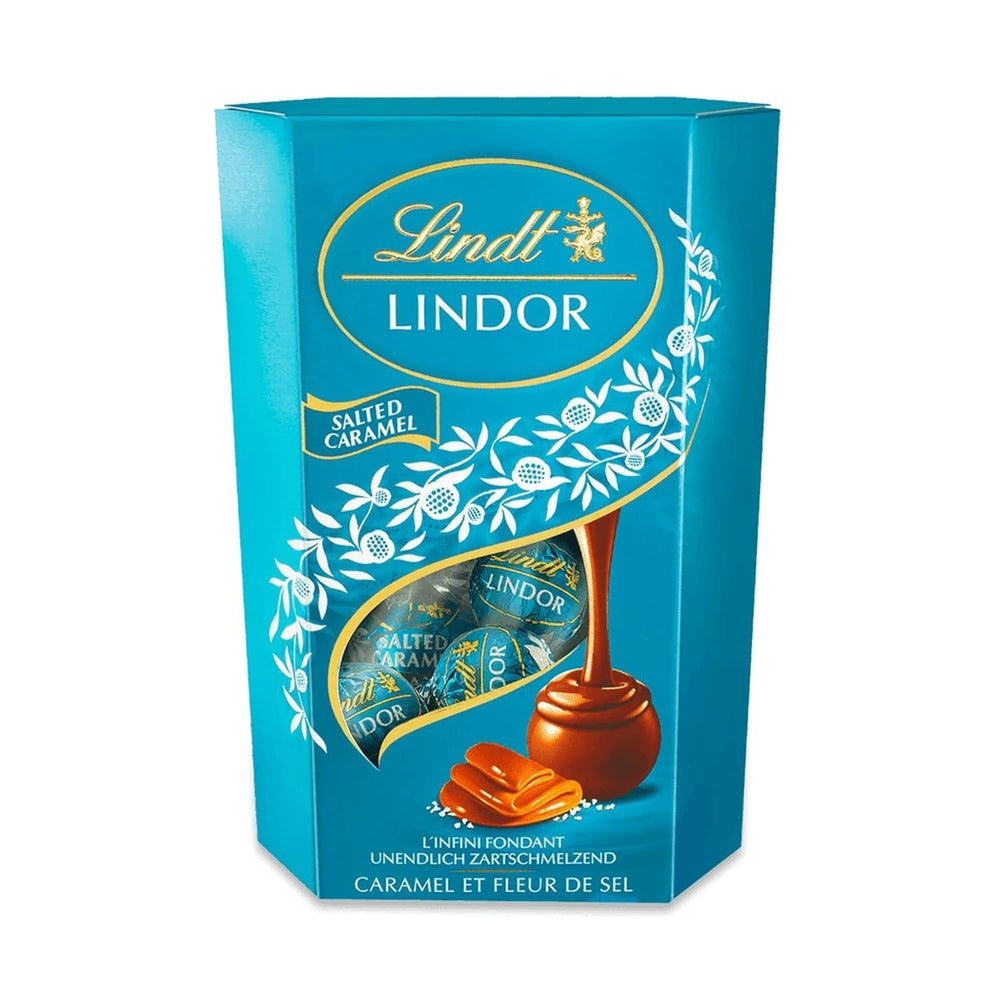 Lindt LINDOR gesalzene Karamellkugeln, 500 Gramm Pralinen Naty Shop Standardtitel