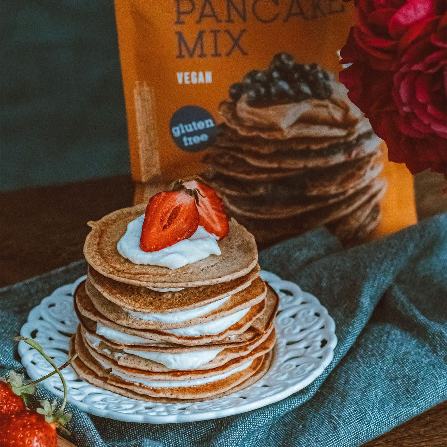 Bett'R Pancake Mix, biologische, vegane und glutenfreie Backmischung, 6 x 400 Gramm Kitchen Naty Shop