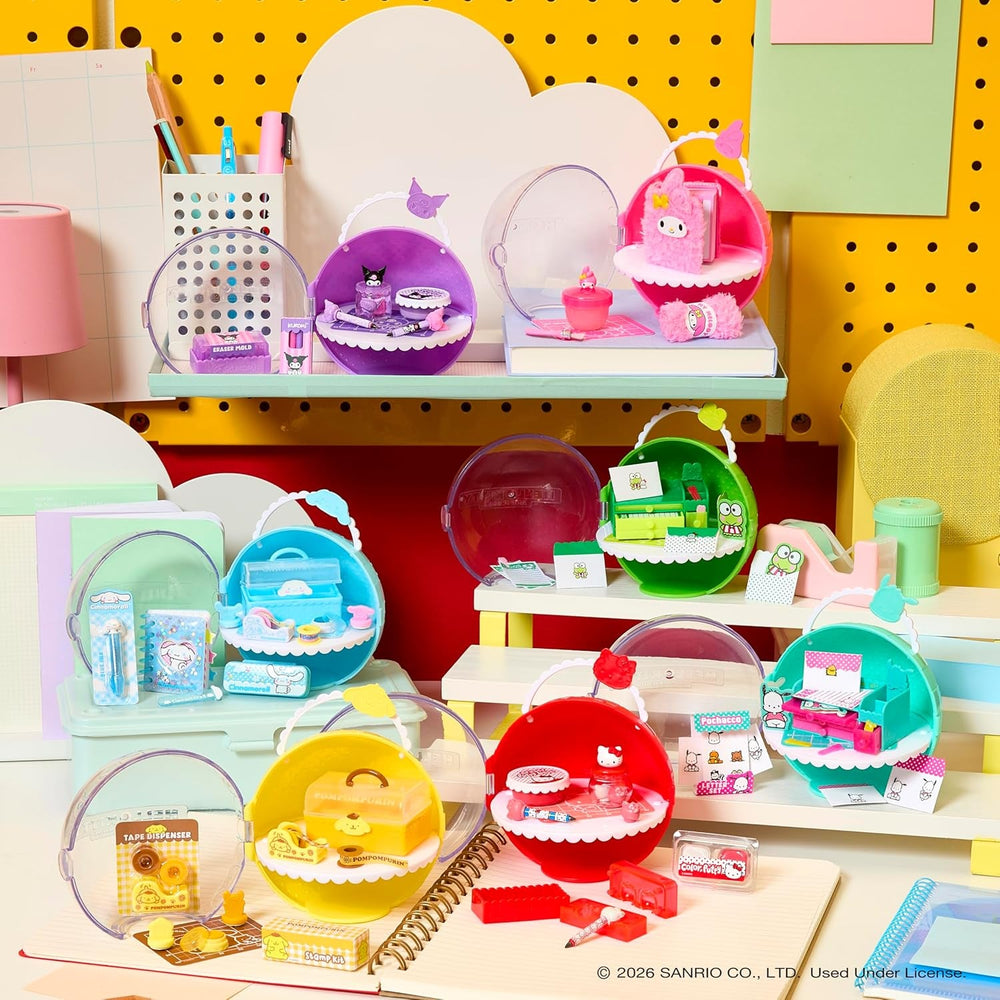 MGA's Miniverse Make It Mini Hello Kitty and Friends Serie 3 – Mini-Sammlerstücke, Sanrio, Retro-Schreibwaren-Nachbildungen, Basteln, DIY, für Sammler und Kinder ab 8 Jahren