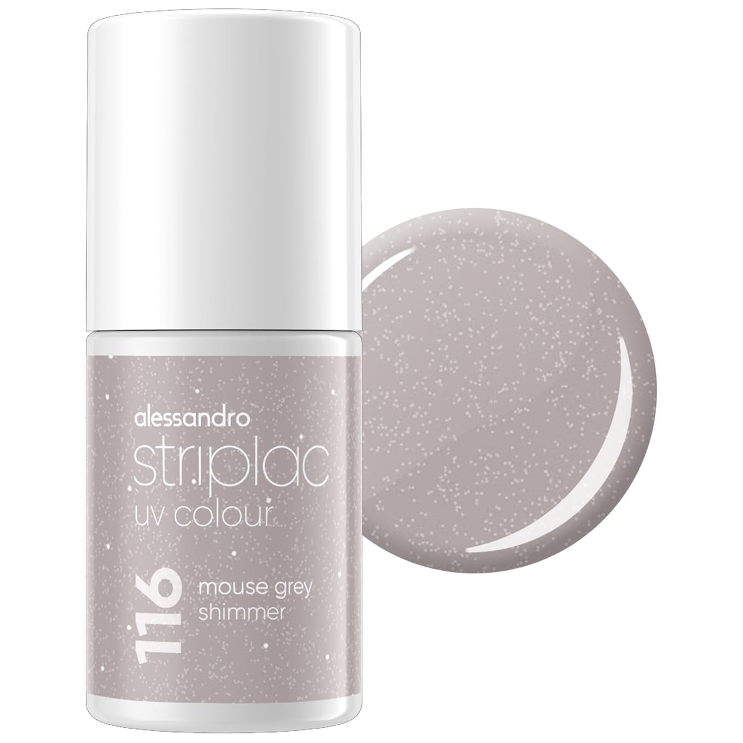 Oja UV alessandro Striplac Midnight Black – Delicată și de lungă durată – Îndepărtare ușoară datorită tehnologiei de îndepărtare peel-off – Vegană și cruelty-free – 8 ml