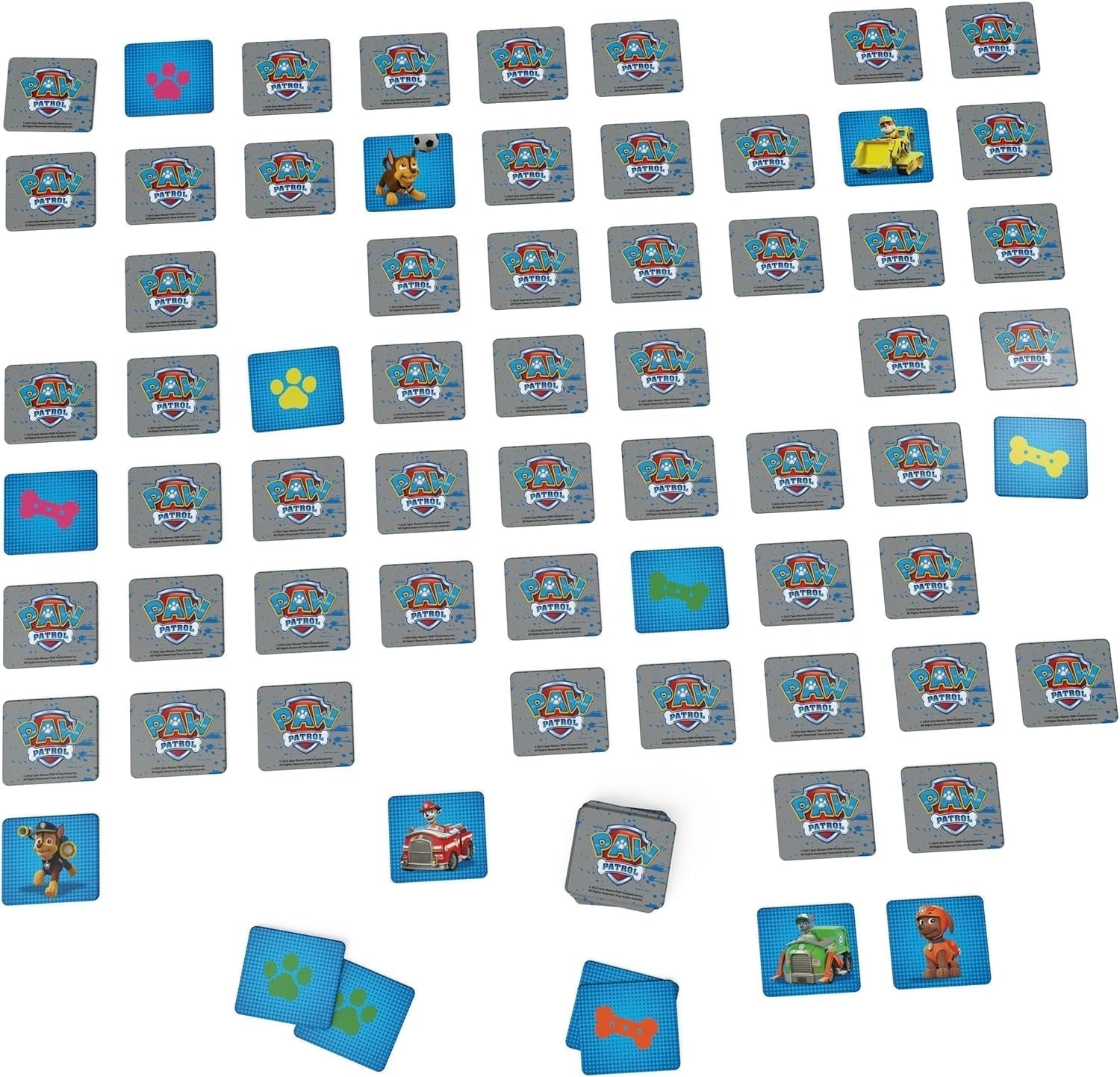 Spin Master Paw Patrol-Spiele, Memory-Spiel, Paw Patrol-Spielzeug, Chase, Stella, Marcus, Ruben, Memory-Spiele mit Büchern, für Kinder ab 4 Jahren, Actionfiguren, Naty Shop