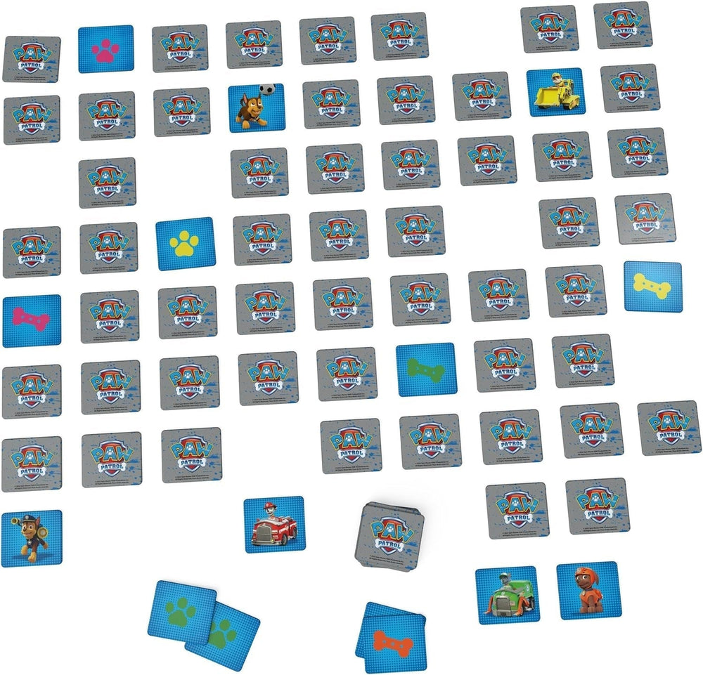 Spin Master Paw Patrol-Spiele, Memory-Spiel, Paw Patrol-Spielzeug, Chase, Stella, Marcus, Ruben, Memory-Spiele mit Büchern, für Kinder ab 4 Jahren, Actionfiguren, Naty Shop
