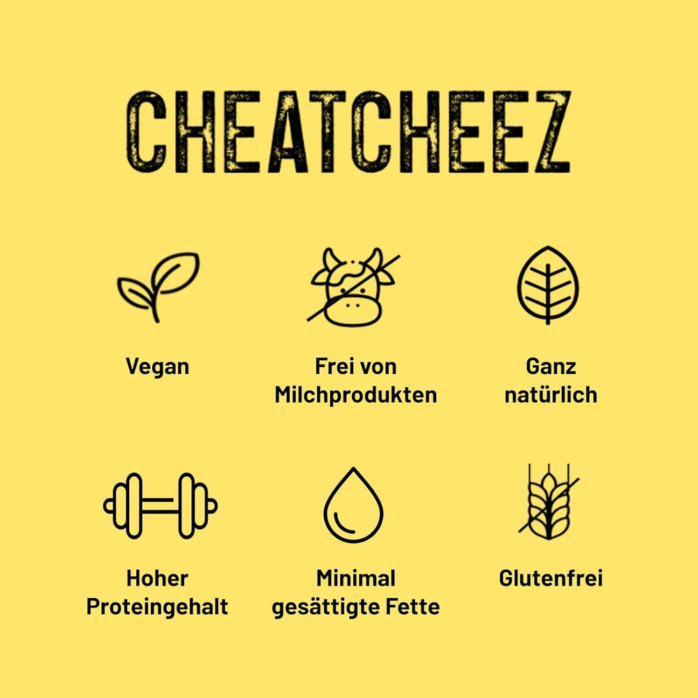 Cultured Foods Veganer Käse Käseersatz Laktosefrei Glutenfrei 2-er Set Gouda Und Cheddar CHEATCHEEZ