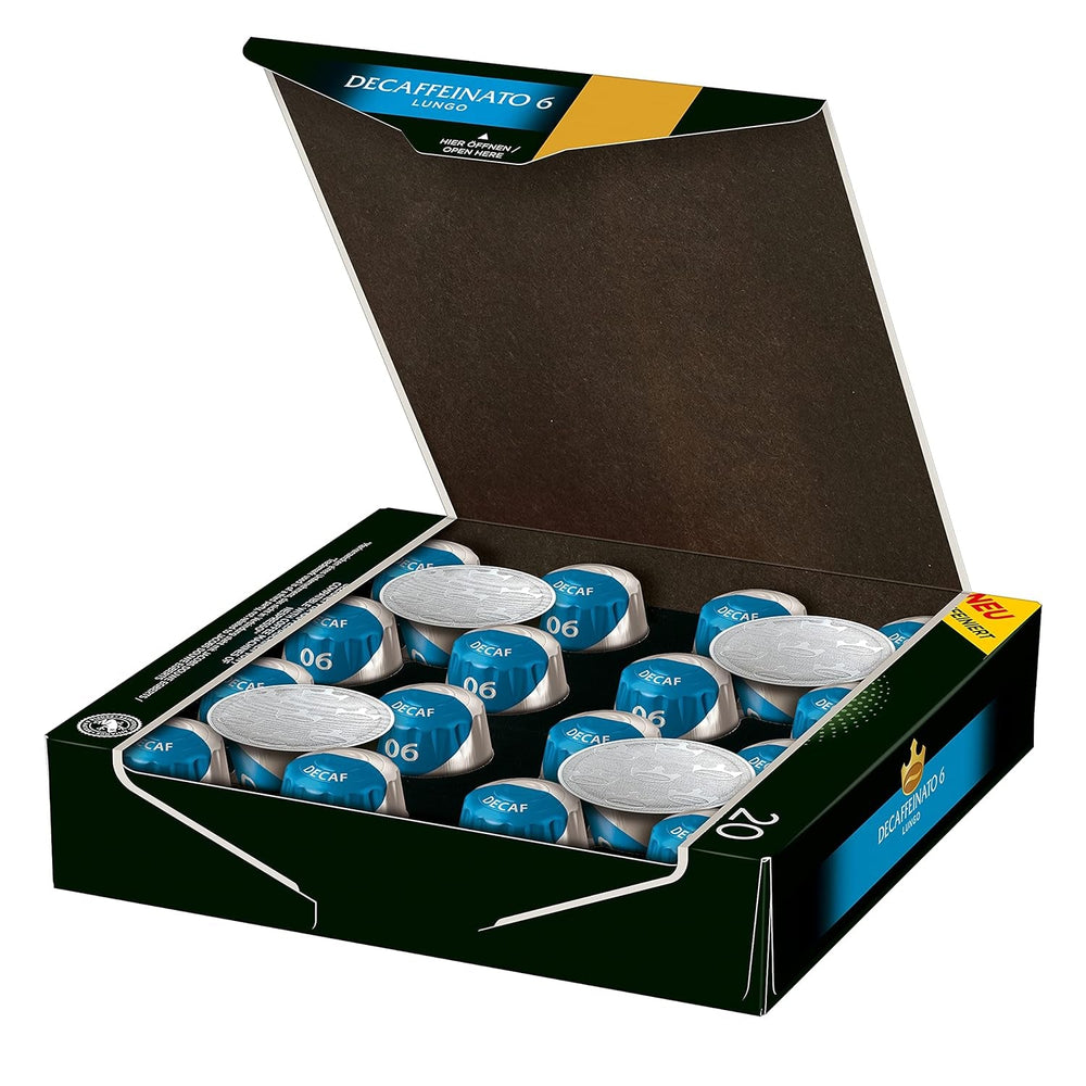 Kaffeekapseln Espresso Ristretto, Intensität 12 von 12, 10 x 20 Getränke & Kaffeekapseln Lungo Decaffeinato- Intensität 6- 200 Nespresso kompatible Kapseln, 10er Pack, 10 x 20 Getränke