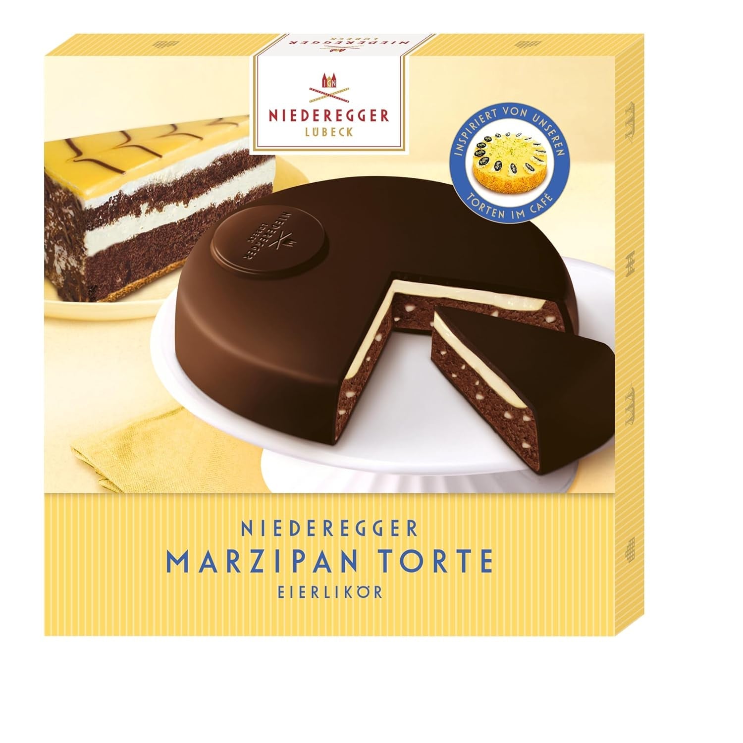 Prăjitură cu marțipan Niederegger »Eggnog« 185g
