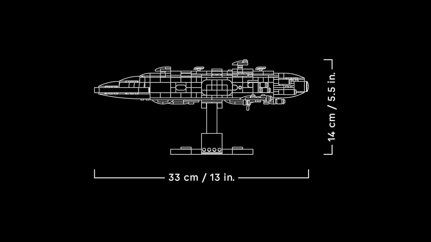 LEGO Star Wars 75405 Home One Starcruiser aus Die Rückkehr der Jedi-Ritter - Sternenschiff Modell - Fantasy Set und Sammlerstück zum Bauen und Ausstellen - Geschenk für Erwachsene & Jugendliche Fans