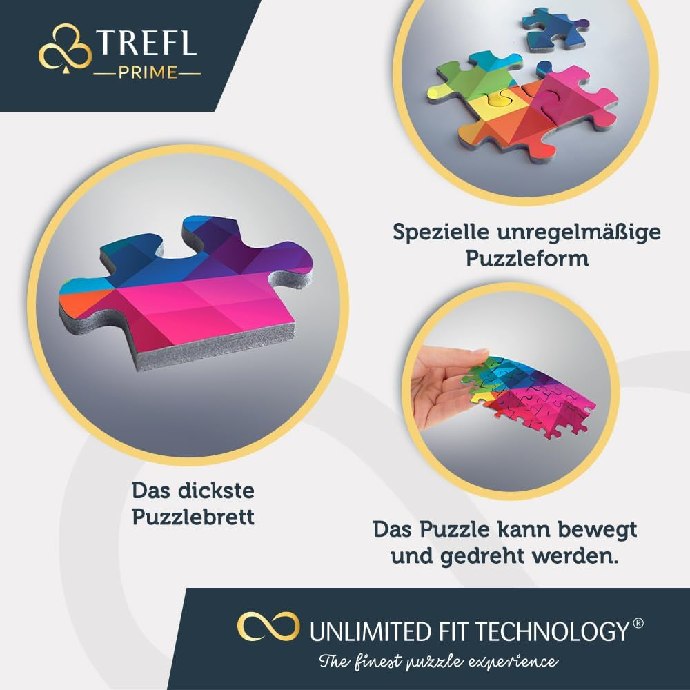Trefl Prime – UFT-Puzzle: Tauchen Sie ein in das Unterwasserparadies – 13500 Teile, großes Puzzle mit dem bunten Meeresboden, dickster Karton, biologisch, Ökologisch, Unterhaltung für Erwachsene und Kinder ab 12 Jahren. Puzzle Naty Shop