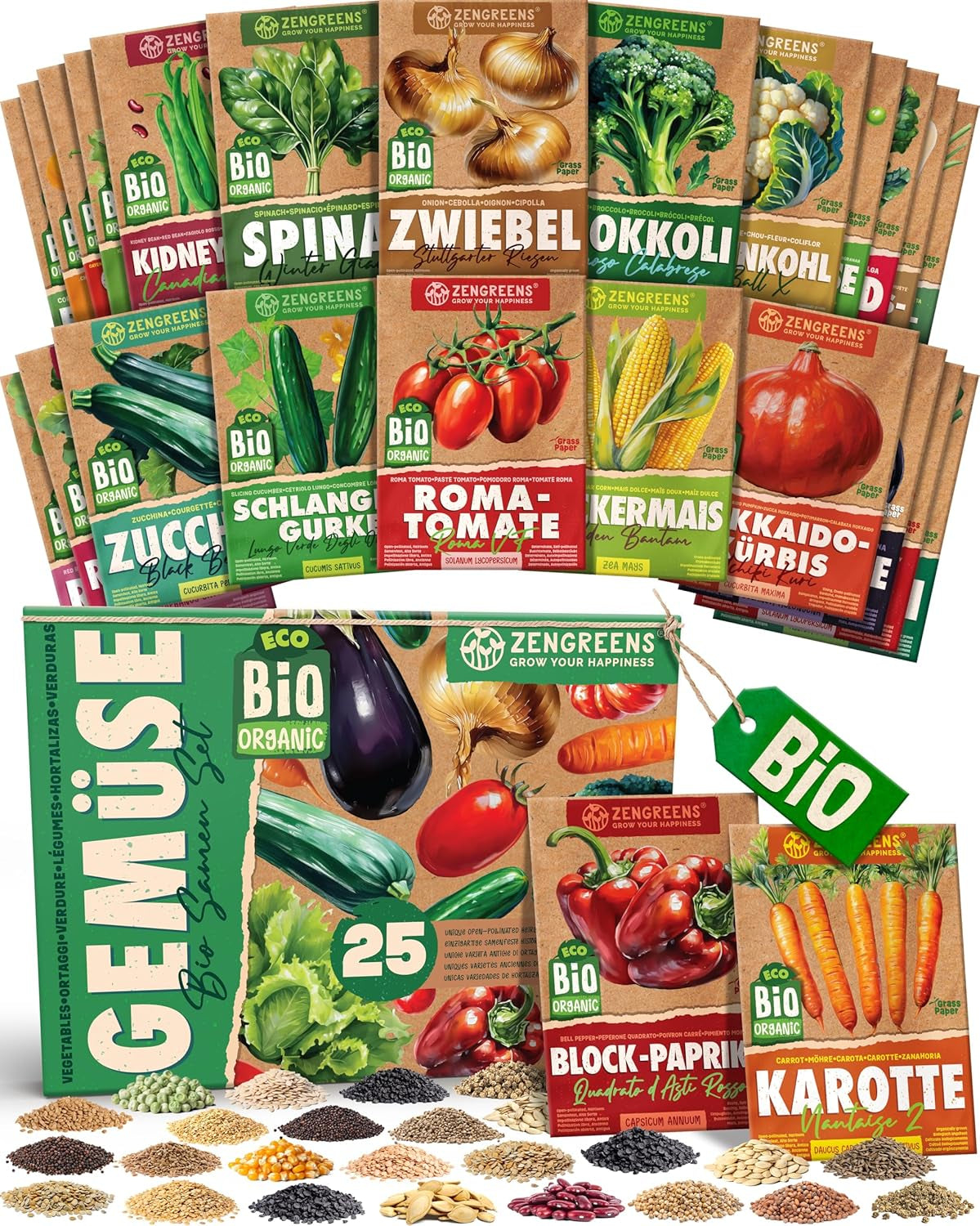 Semințe de roșii organice într-un set de 10 - 10 semințe de roșii pentru cultivare ușoară în grădină, balcon sau strat înălțat - semințe de plante - răsaduri