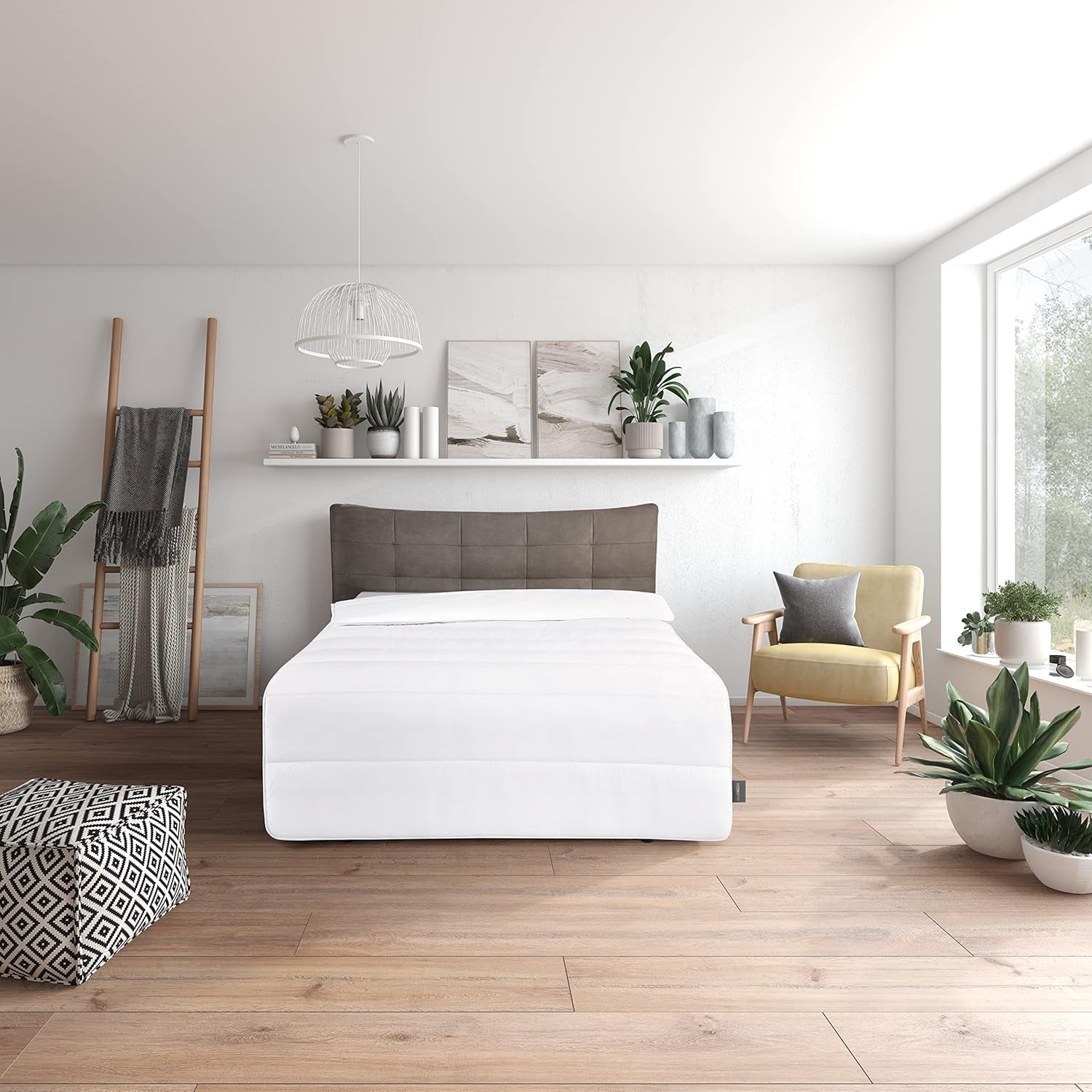 Traumnacht Green Bettwäsche-Set – Ganzjahresdecke 135 x 200 cm + Kissen 80 x 80 cm, langlebig mit Mikrofaserbezug, hergestellt nach deutschem Qualitätsstandard. Bettdecken und Steppdecken Naty Shop