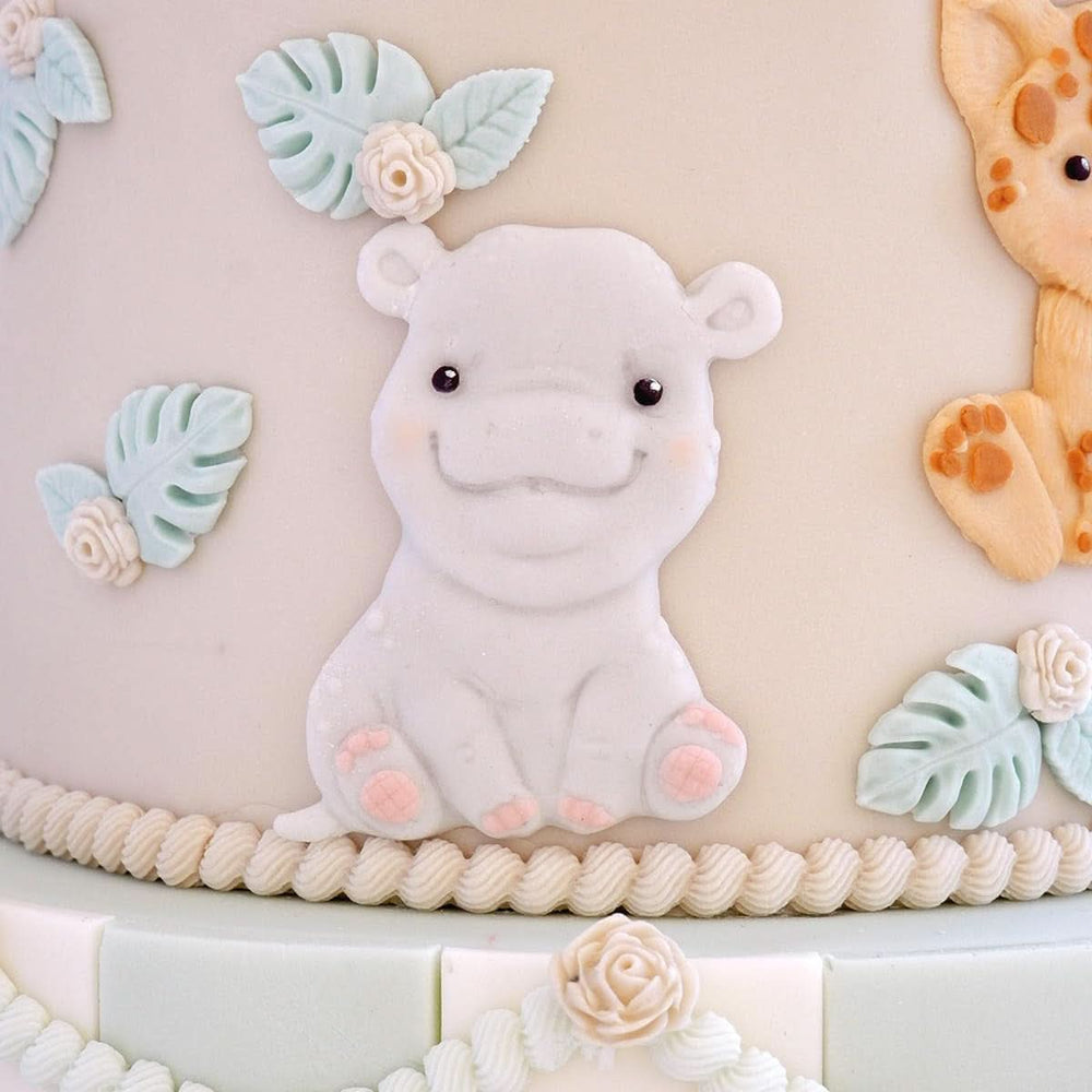 Katy Sue, Sweet Safari Silikonguss, Naty Shop Kitchen Hipopotam