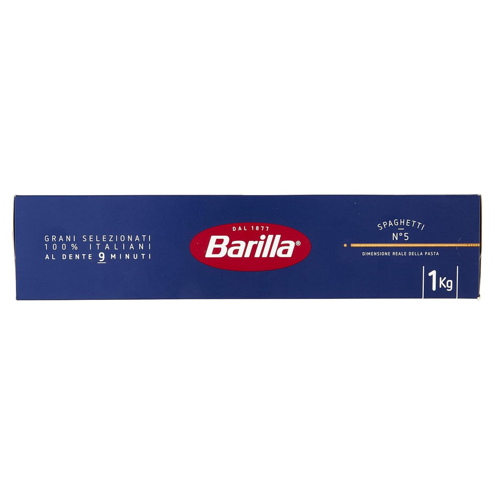 Barilla Classic Spaghetti Nr. 5 Nudeln aus hochwertigem Hartweizen, immer al dente (1 x 1 kg)