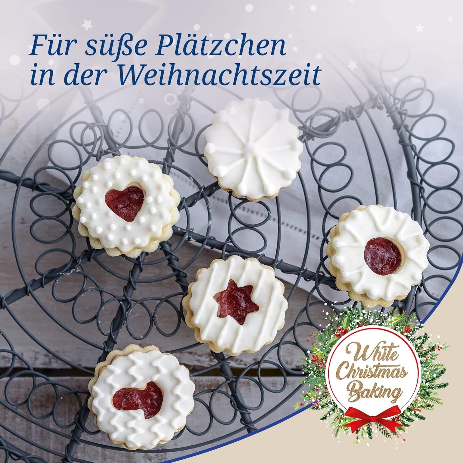 Dr. Oetker 1062 Set de tăiat prăjituri Linzer din 5 piese