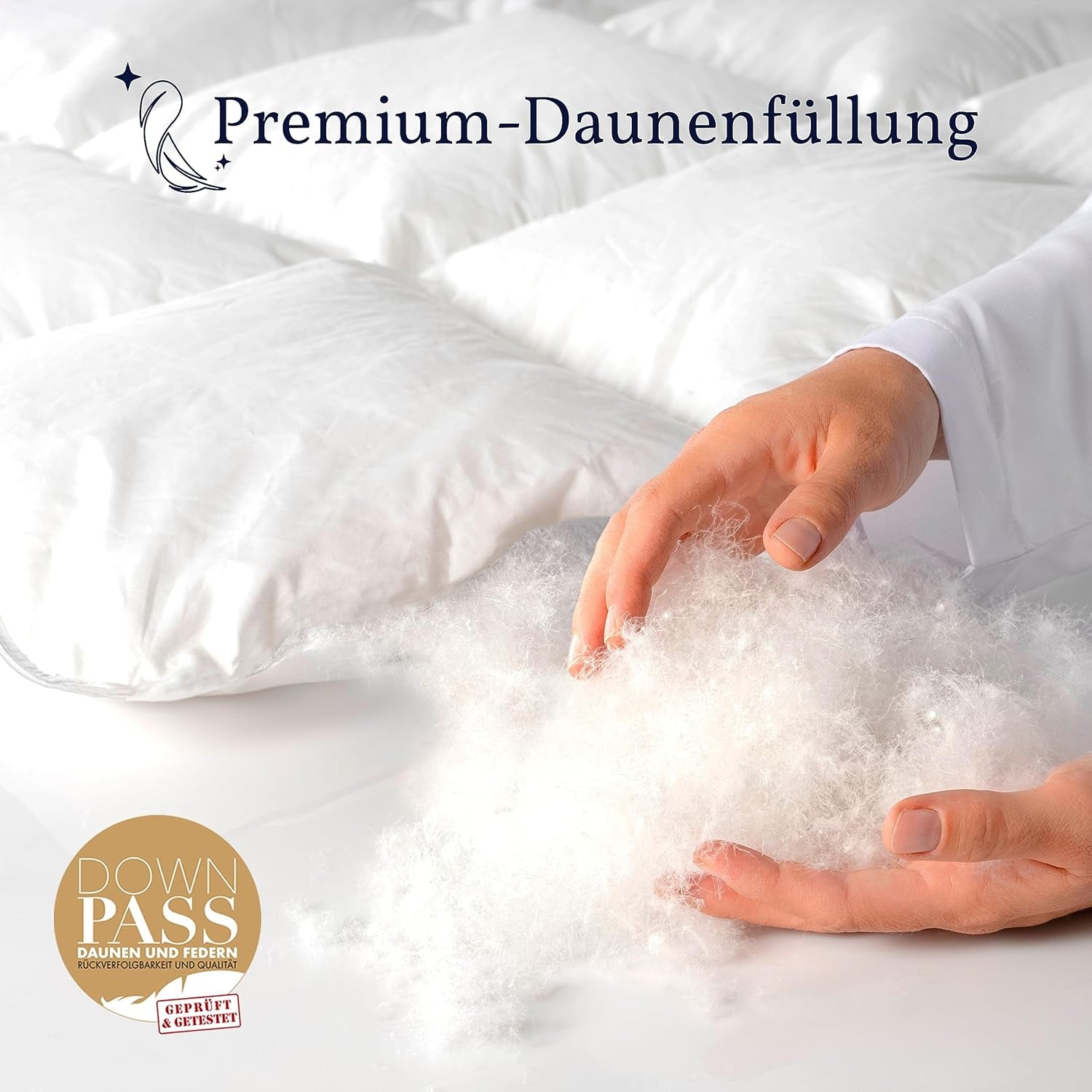 Nordic Paradise - Plapumă confortabilă - 50% puf de rață germană - Plapumă caldă de iarnă - 200X200 Cm Plapumi si pilote Naty Shop