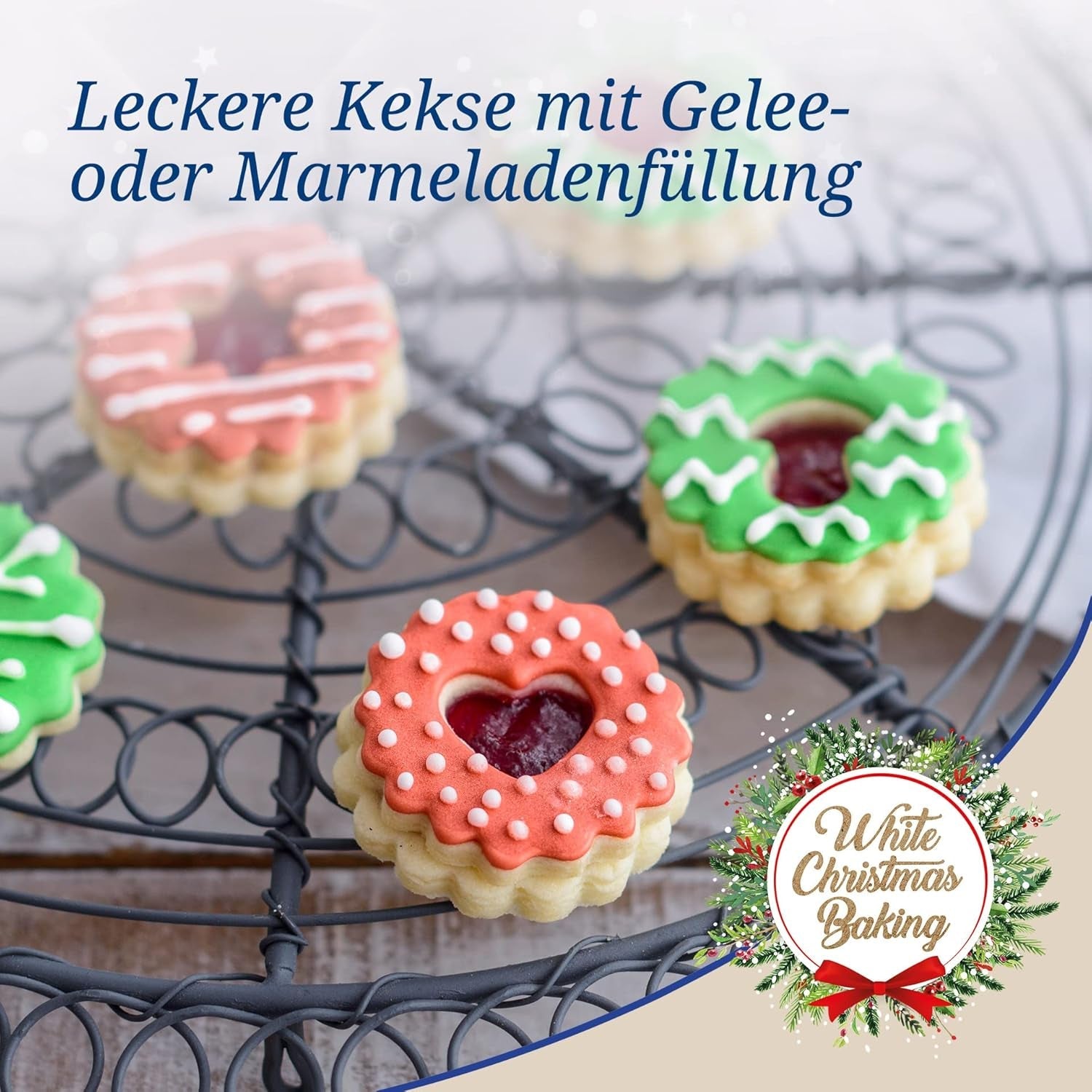 Dr. Oetker 1062 Set de tăiat prăjituri Linzer din 5 piese