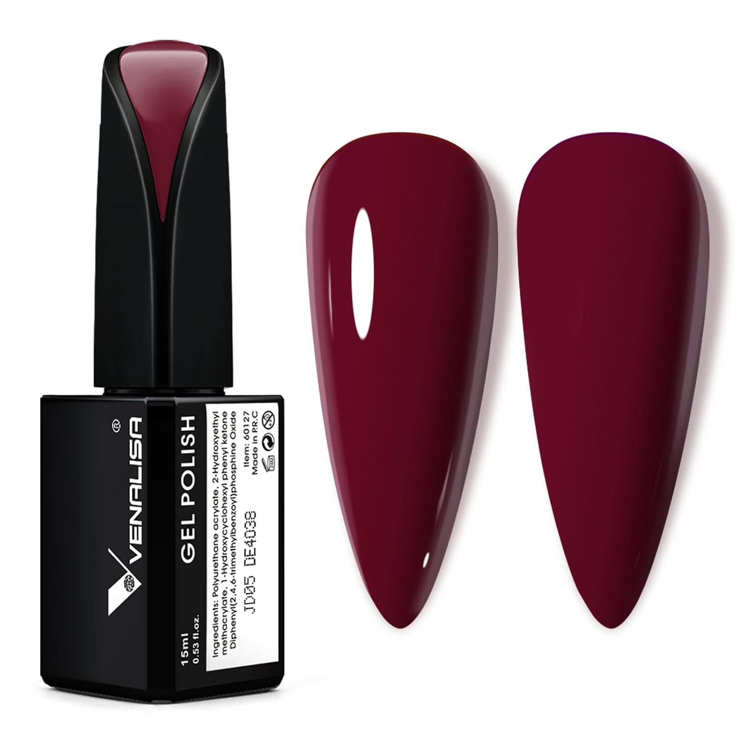 VENALISA Oja UV Coral Orange 15ml Oja Gel Pentru Lampa UV De Unghii Transparent Coral Orange Oja Gel Modele De Unghii Pentru Design De Unghii DIY