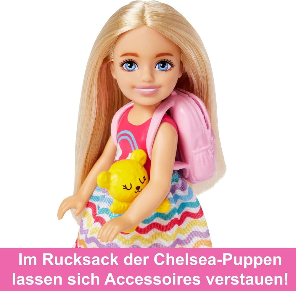 Barbie Toy Chelsea Puppe & Zubehör Hundereiseset 6-teilig inklusive Hundeständer HJY17 Naty Shop Puppen