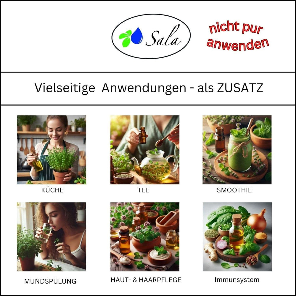 Oreganoöl Aroma Ätherisches Oreganoöl BIO – Zum Verzehr – 100 % natürlich 30 ml Arome Naty Shop