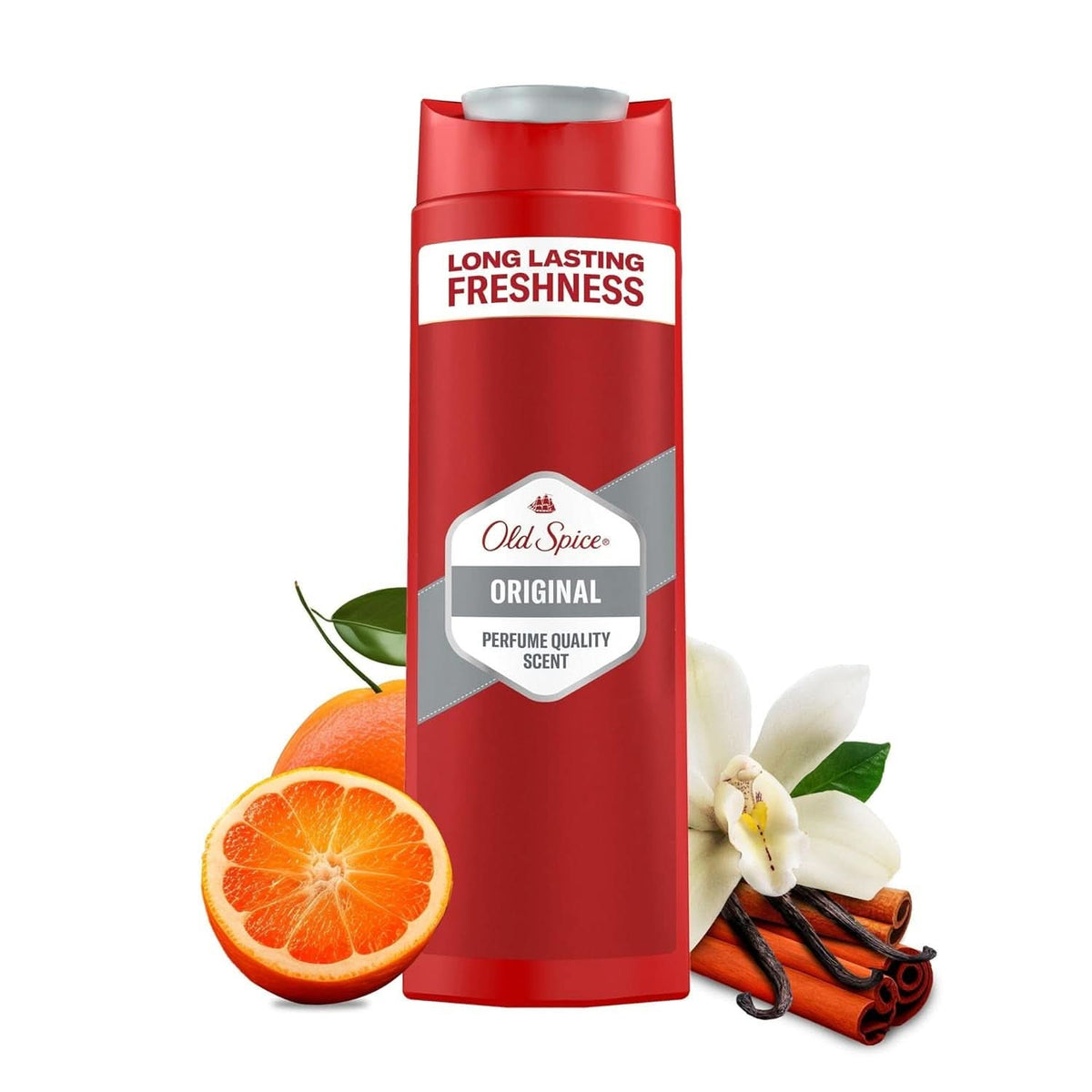 Old Spice Original 3-in-1 Duschgel und Shampoo für Männer, 400 ml Dusche und Bad Naty Shop