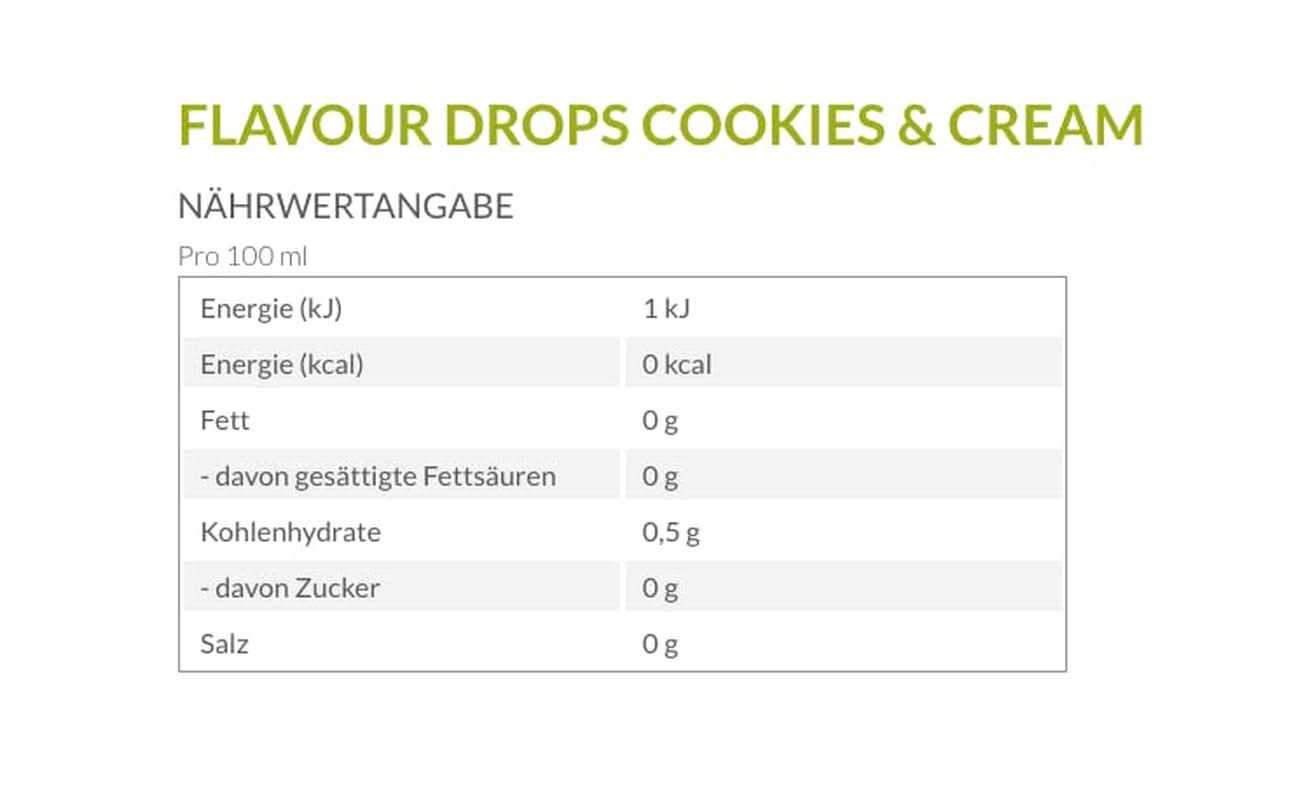 Borchers, Kekse und Sahnegeschmack, 30 ml Flavours Naty Shop