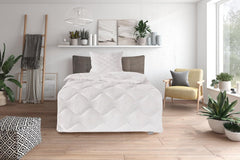 Traumnacht Cosy - Bettwäscheset 4 Jahreszeiten, 1 X teilbare Bettdecke 135