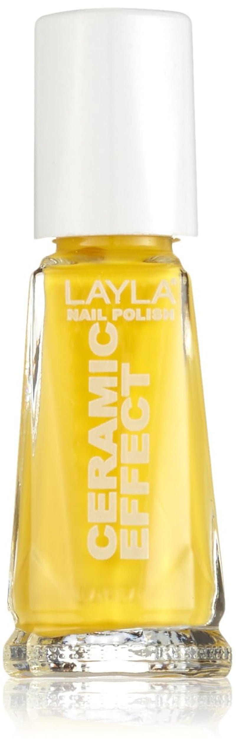 Cosmetics 1243R23-109 Ceramic Effect Nagellack - orange fluo, 1er pack (1 x 0.01 l)