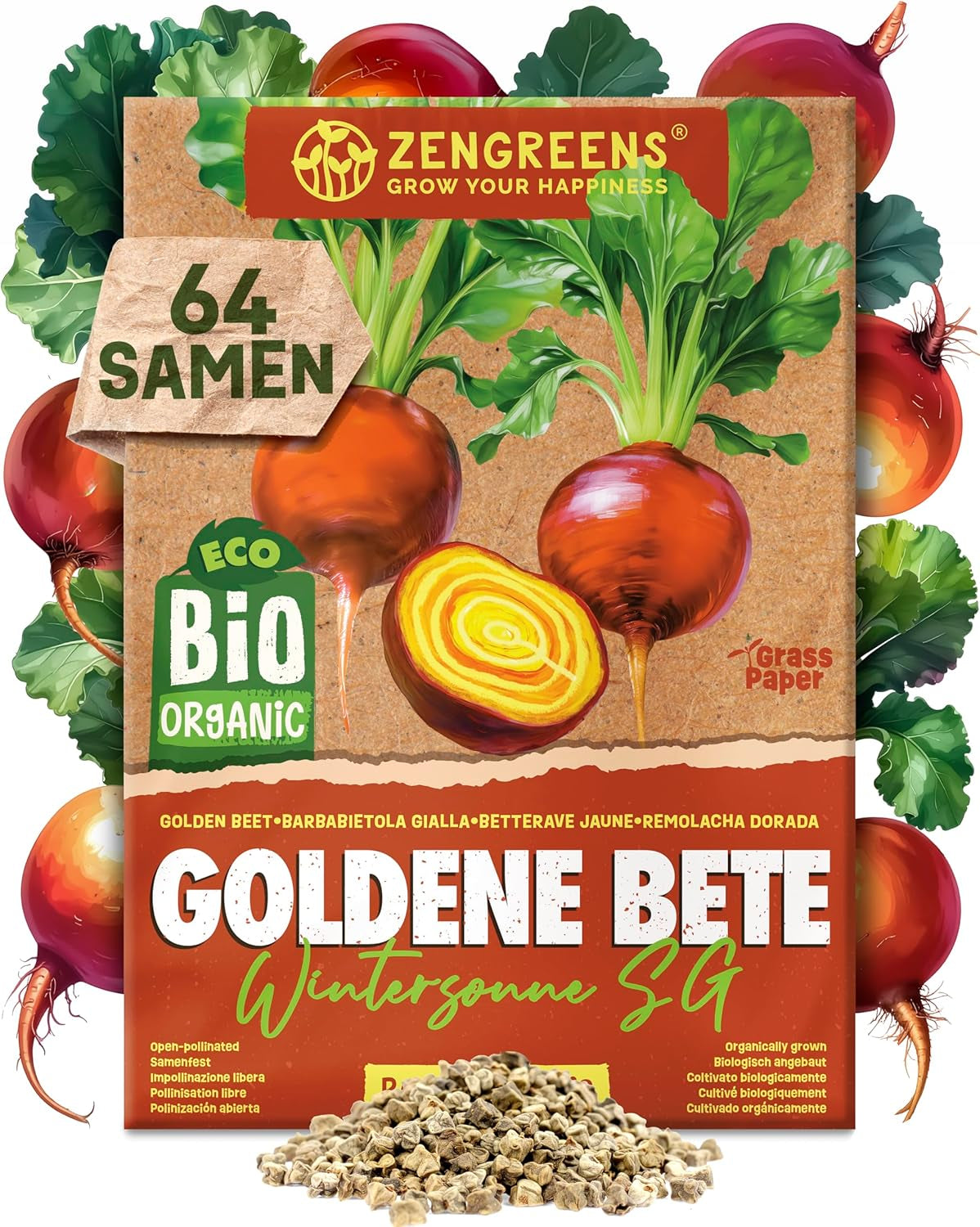 Bio Wintergemüsesamen Im 20Er Set - 20 Winter Gemüse Samen Für Den Einfachen Anbau Im Garten, Balkon Oder Hochbeet - Pflanzensamen - Saatgut