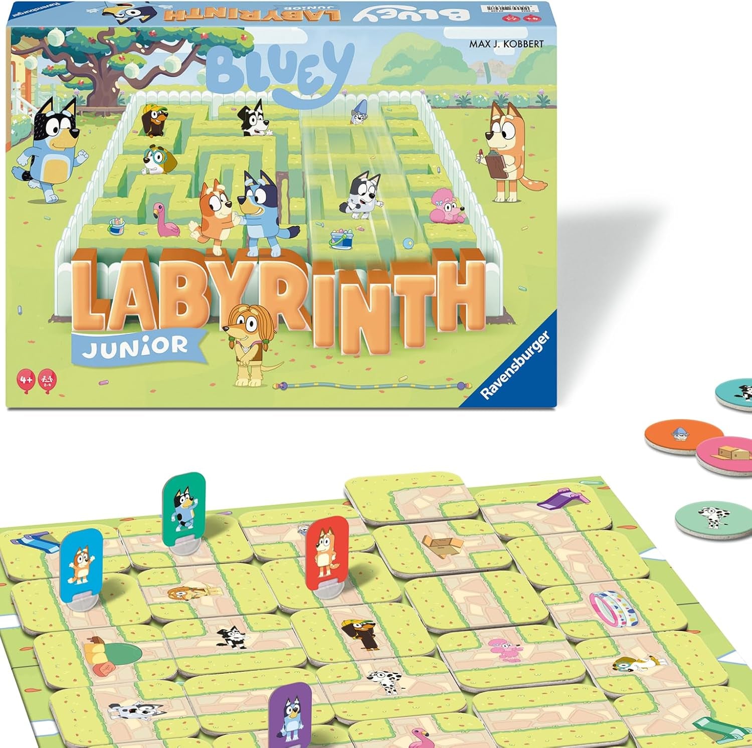 Ravensburger Kinderspiel 20847 – Junior Labyrinth – Familienklassiker für Kleinkinder, Spiel ab 4 Jahren – Brettspiel geeignet für 2–4 Spieler, Junior Edition