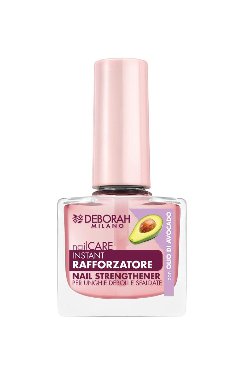 Set de ojă Milano pentru întărirea unghiilor fragile și umflate, 9,5 ml și ojă 10 Days Long N.882 Nude Rose, efect lucios cu fixare îndelungată, 11 ml