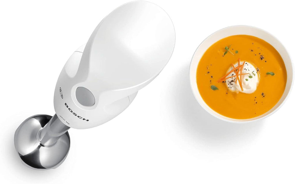 Haushaltsgeräte MSM6B500 Stabmixer, 350 W, Silber/Weiß Bucatarie Naty Shop