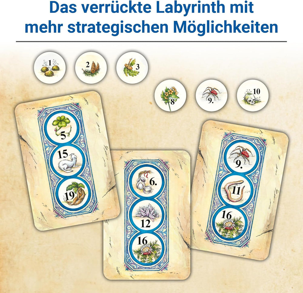 Ravensburger 22474 Maze Masters – Die Meisterversion des verrückten Labyrinths für 2–4 Spieler ab 9 Jahren