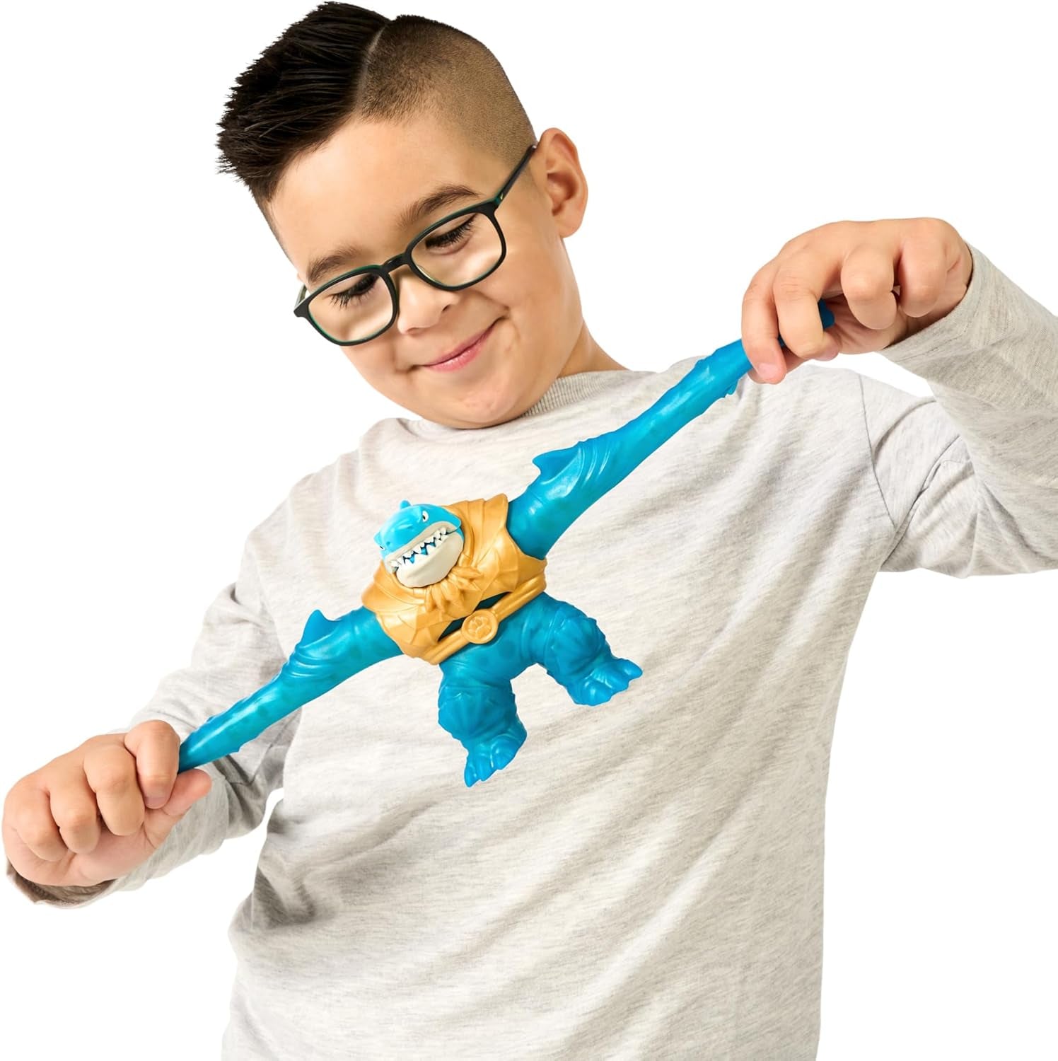 Heroes of Goo Jit To Deep GOO Sea Hero Pack mit Thrash. Superelastische und erweiterbare Actionfigur mit spezieller Schleimfüllung und beweglichem Kiefer. Actionfiguren Naty Shop