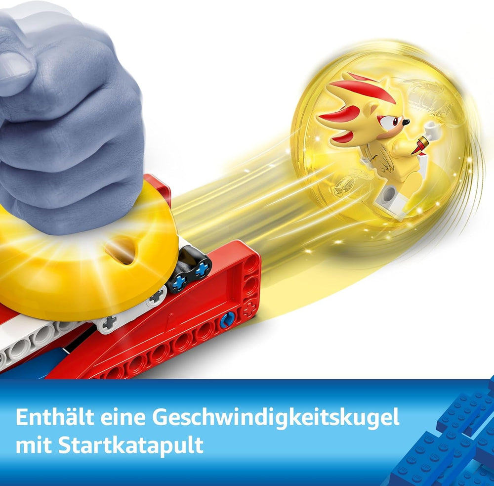 LEGO Sonic the Hedgehog Super Shadow vs. Biolizard, Gamer Spielzeug, Geschenk für Jungen und Mädchen, Spielset zum Sammeln für Kinder und Fans von Videospielen, mit Figuren der Charaktere 77003