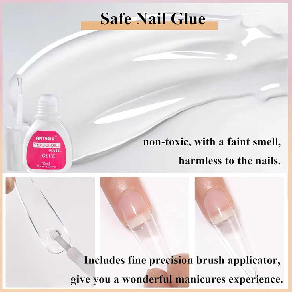 Set unghii false balerină - 240 bucăți unghii false roz liliac delicat, unghii false cu acoperire completă pentru lipire, set vârfuri unghii false pentru manichiură și artă unghii pentru femei și fete (roz lavandă)