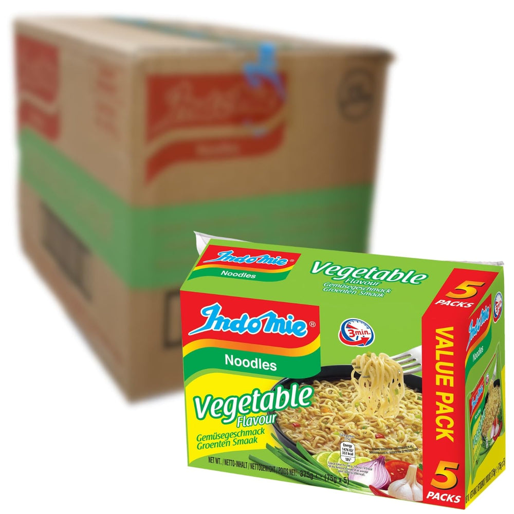 INDOMIE - Instantnudeln mit Garnelen, 5er Pack - (1 x 5 x 70 g)