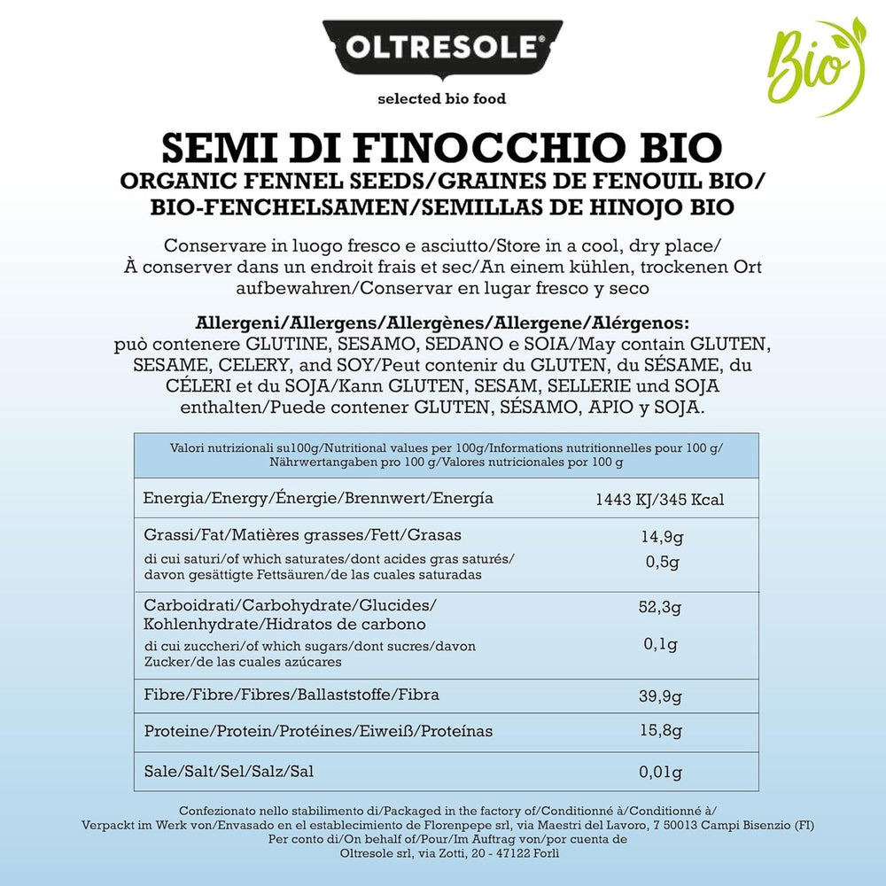 Semințe de fenicul organice, 3 kg, semințe organice întregi, ideale pentru ceaiuri digestive din plante și rețete, perfecte pentru copt, dimensiune convenabilă