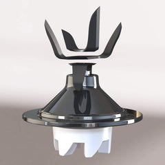 Cecotec Mixer Glas Power Schwarz Titan 1000 INOX. 1000 W, Edelstahlgehäuse, 6-Blatt-Blatt Mit Schwarzer Titanbeschichtung, 1,5-L-Glaskrug, 5 Geschwindigkeiten [Energieeffizienzklasse a +] Kitchen Naty Shop