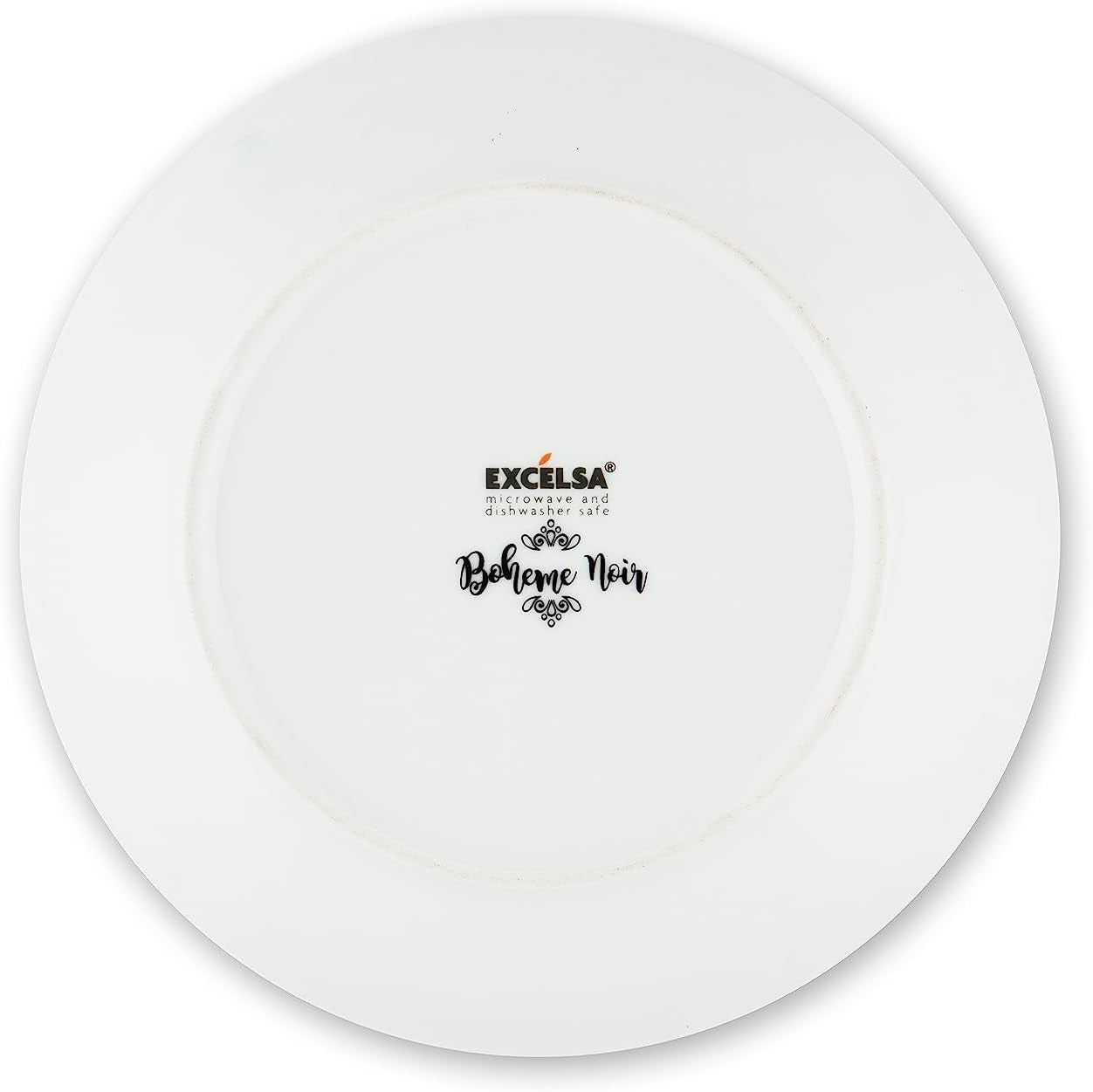 Excelsa Boheme Noir Teller-Set, 18-Teilig, Porzellan, Schwarz Seturi vesela masa Naty Shop