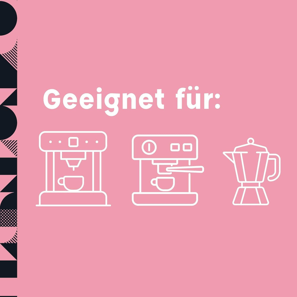 Mamis Caffè Dolce Vita, ganze Espressobohnen, perfekt als Cappuccino oder Latte Macchiato Coffee Naty Shop