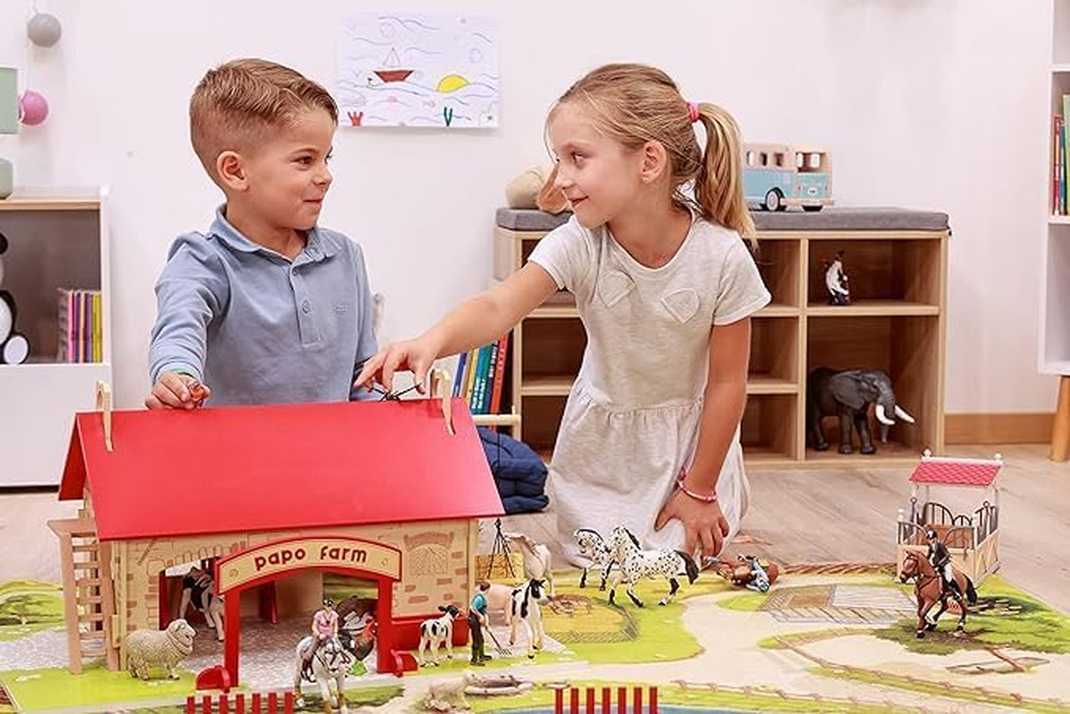 PAPO - Pferdefigur - Rider Fashion Winter, Leidenschaft fürs Reiten, Spielzeug für Kinder ab 3 Jahren. Naty Shop Actionfiguren