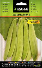 Batlle Gemüsesamen - Zwergbohne Roma Ausw. Perona (28-70 Seeds)