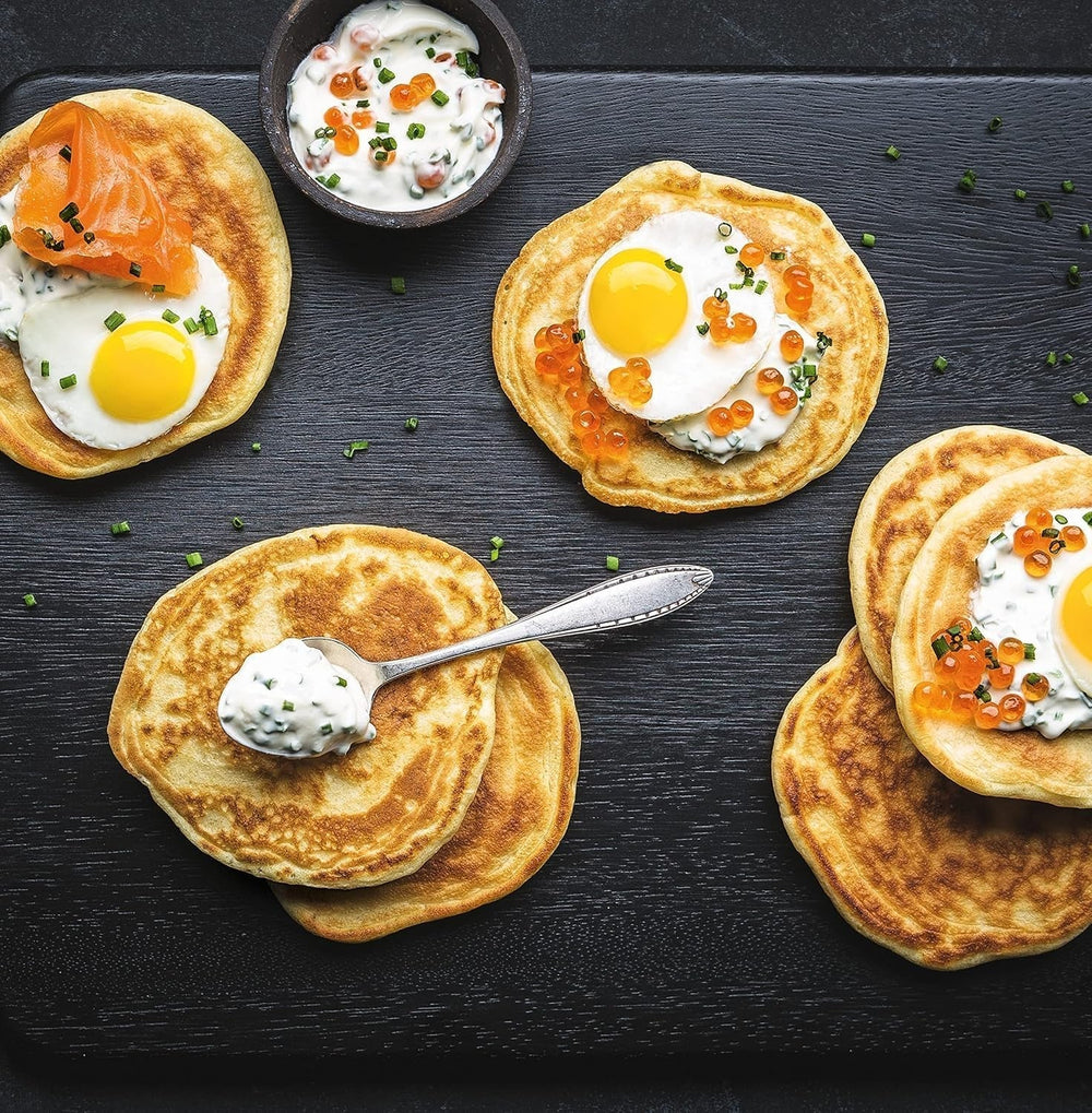 Tefal B57000 Simple Cook Mini-Blini tigaie 12 cm, acoperire antiaderentă Oale si Tigai Naty Shop