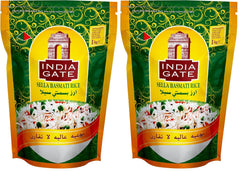 INDIA GATE Sella Basmatireis, vorgekocht (aus Indien, feines Langkorn), aromatisiert, Großpackung – 1 Packung (1 x 1 kg)