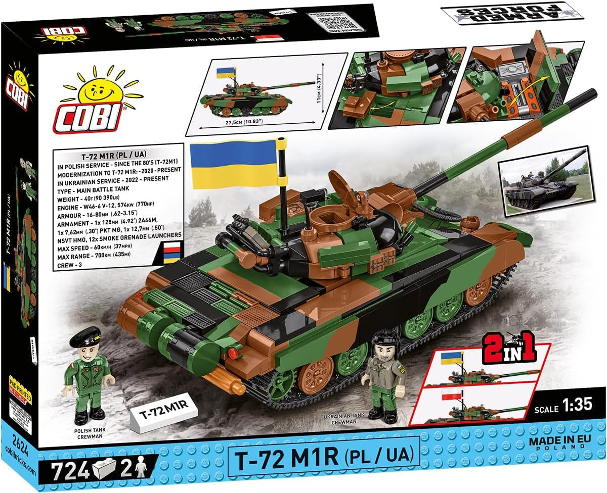 COBI T-72 Mir (PL/UA), Einheitsgröße, Camo