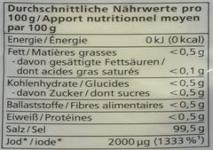 Meersalz mit Jod, 500g