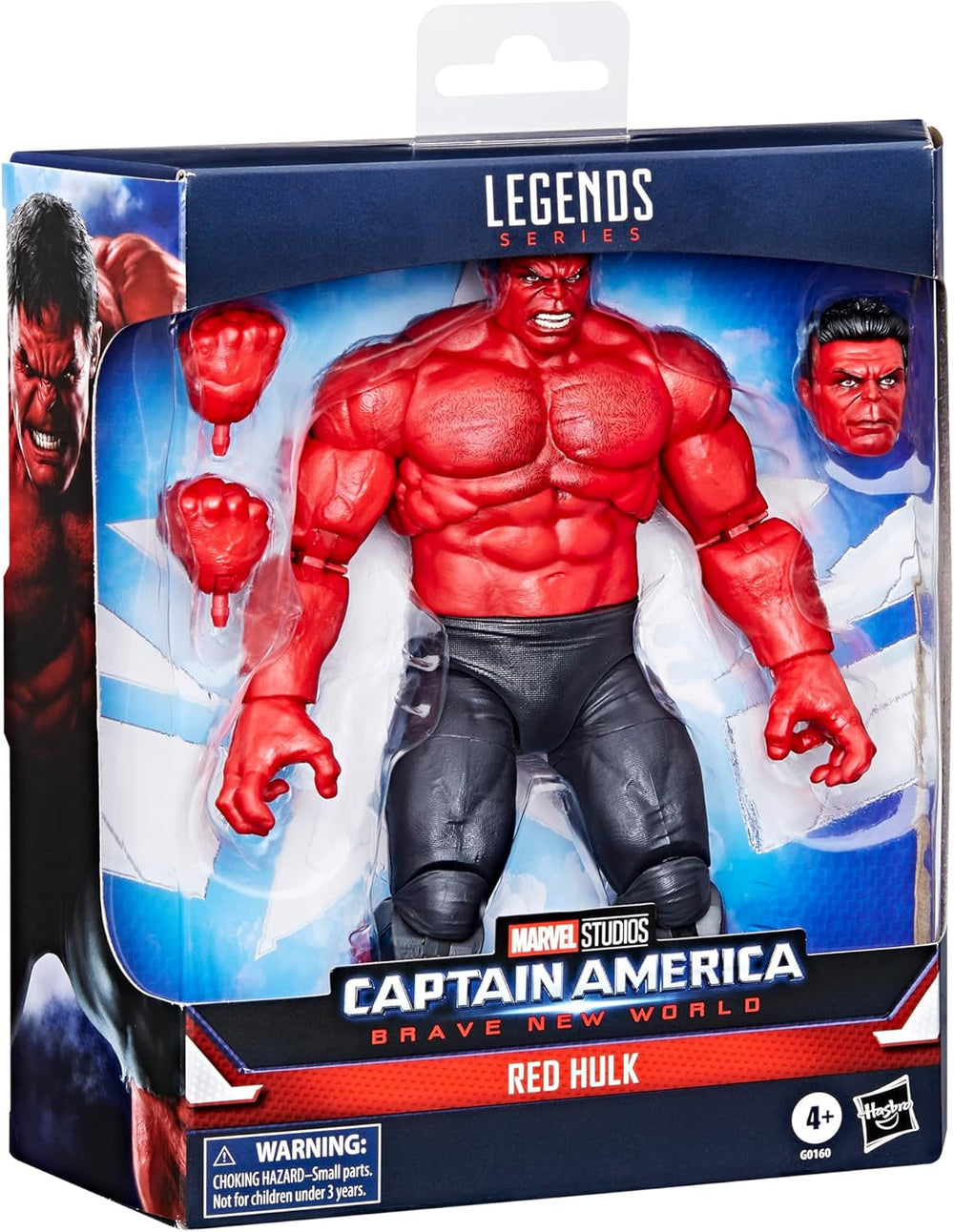 Marvel Legends Series Red Hulk Actionfigur (Maßstab: 15 cm) für Captain America: Brave New World Actionfiguren Naty Shop