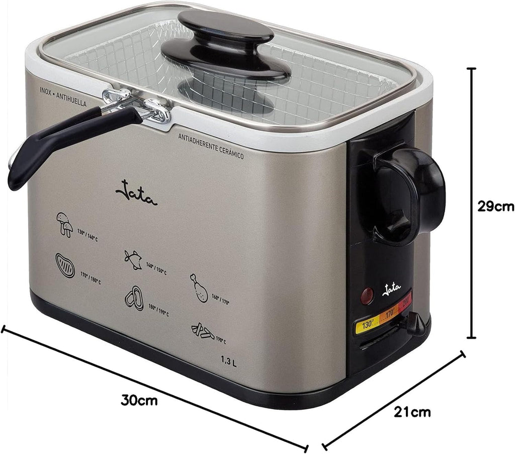 Tamaño FR326E - Friteuză, 1000 Watti, 1.3 Litri Electrocasnice Naty Shop