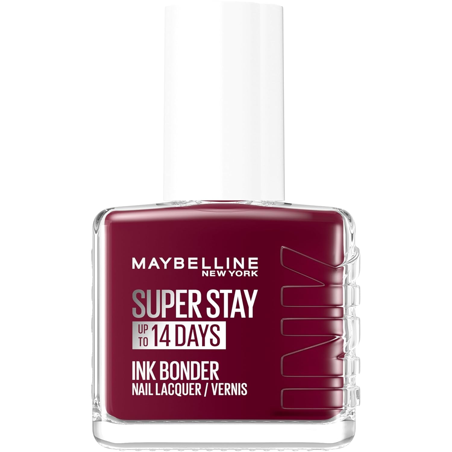 Oja Maybelline New York, culori intense și pigmentate, de lungă durată, întărește unghiile deteriorate, Superstay Ink Bonder, nuanța Really Rosy 202, 12 ml