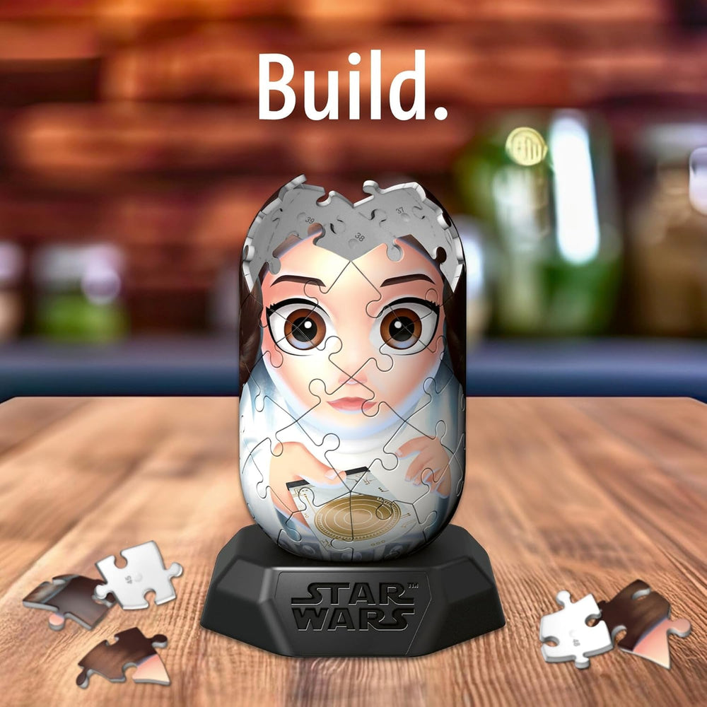 Ravensburger Hylkies: Star Wars-Sammelfiguren zum Selbermachen – Figur Nr. 03 – Prinzessin Leia – Bauen, verlieben, sammeln – Star Wars-Actionfiguren, Fan-Minifiguren, Naty Shop