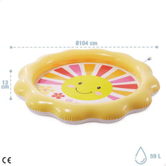 Piscină gonflabilă Intex Sunny Rays 56126NP (umflată, 104 x 104 x 13 cm)