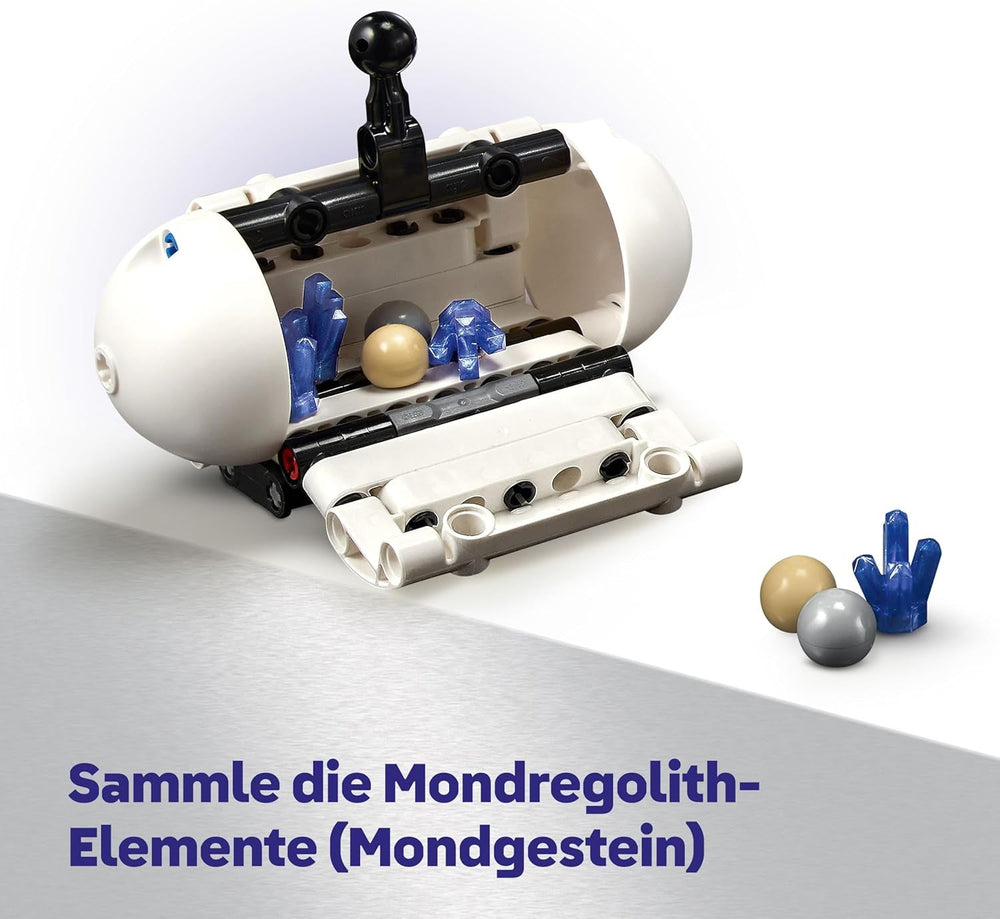 LEGO Technic Lunar Outpost Mondrover-Raumfahrzeug - Interaktives Spielzeug - Kran und Sonnenkollektoren - Robotermodell zum Bauen und Spielen - Geschenk für Jungen und Mädchen ab 10 Jahren 42211